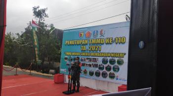 Dansatgas TMMD 110 Bojonegoro Berikan Sambutan Penutupan TMMD, Ini Katanya